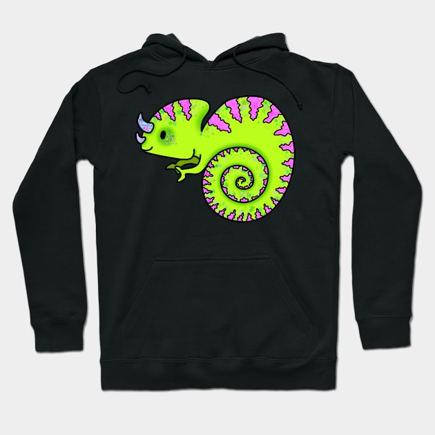 Dazzling Chameleon Hoodie by WinterPixie